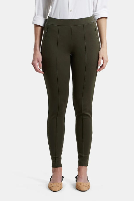 Buy Jockey High Rise Easy Movement Leggings Deep Depths at Rs.1589 online Activewear online